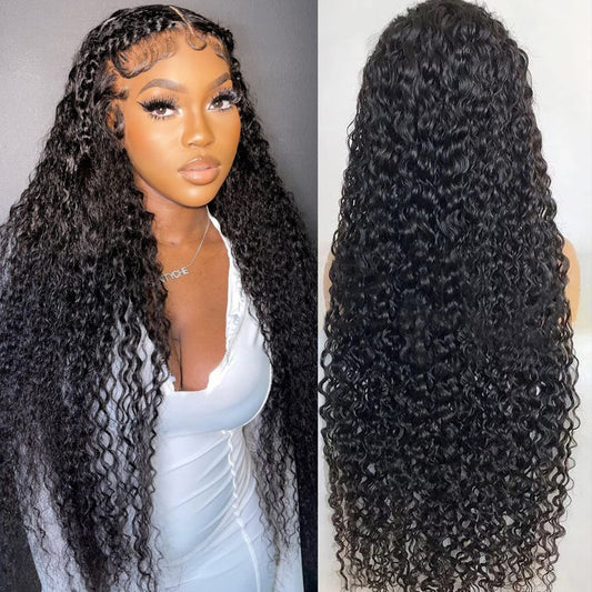 Deep Curly Lace Front/ Closure Wig 250% Density